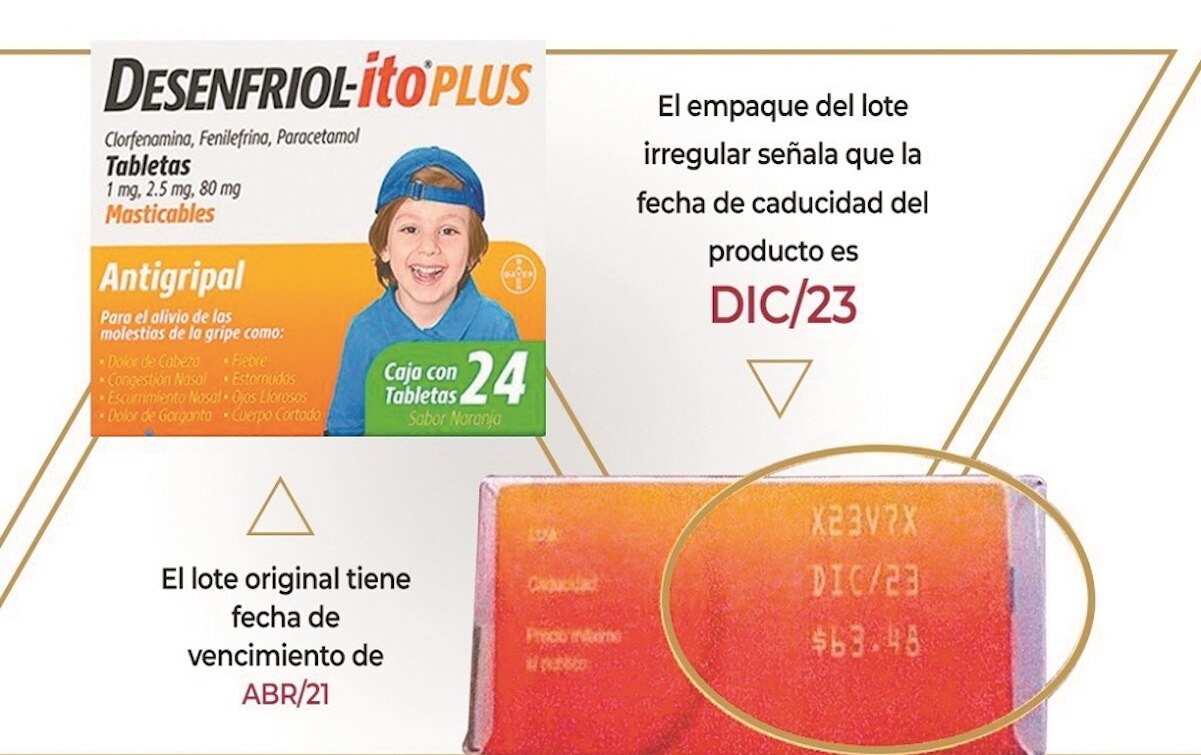 Venden "Desenfriolito" falso en Querétaro, alertan autoridades