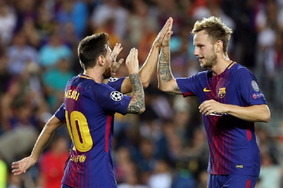 Barcelona arrolla a Juventus con doblete de Messi