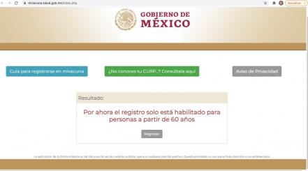 #Video. Falsa, la vacunación de adultos de 50 a 59 años