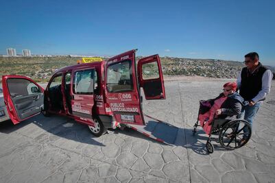 Inclusión. Transporta a personas con discapacidad
