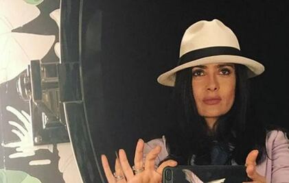 Salma Hayek muestra su gusto por el picante