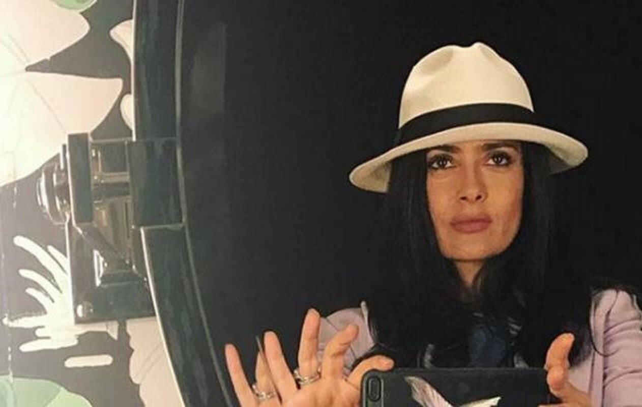 Salma Hayek muestra su gusto por el picante