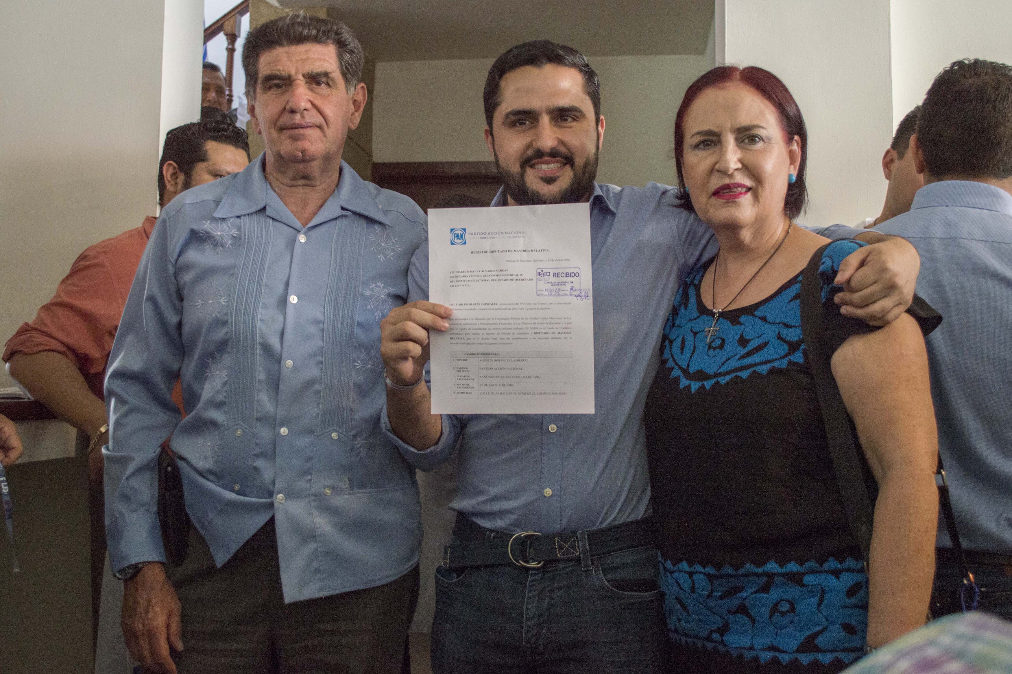 Agustín Dorantes dijo que el reto para los candidatos del PAN es estar del lado de los ciudadanos y generar propuestas contundentes. Foto: Mitzi Olvera