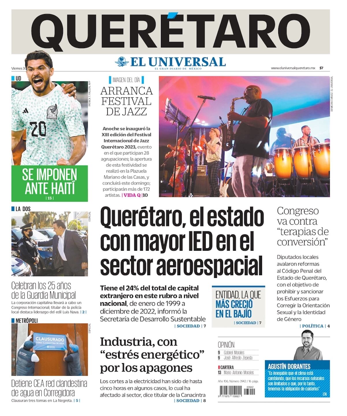 Portada 30 de junio de 2023
