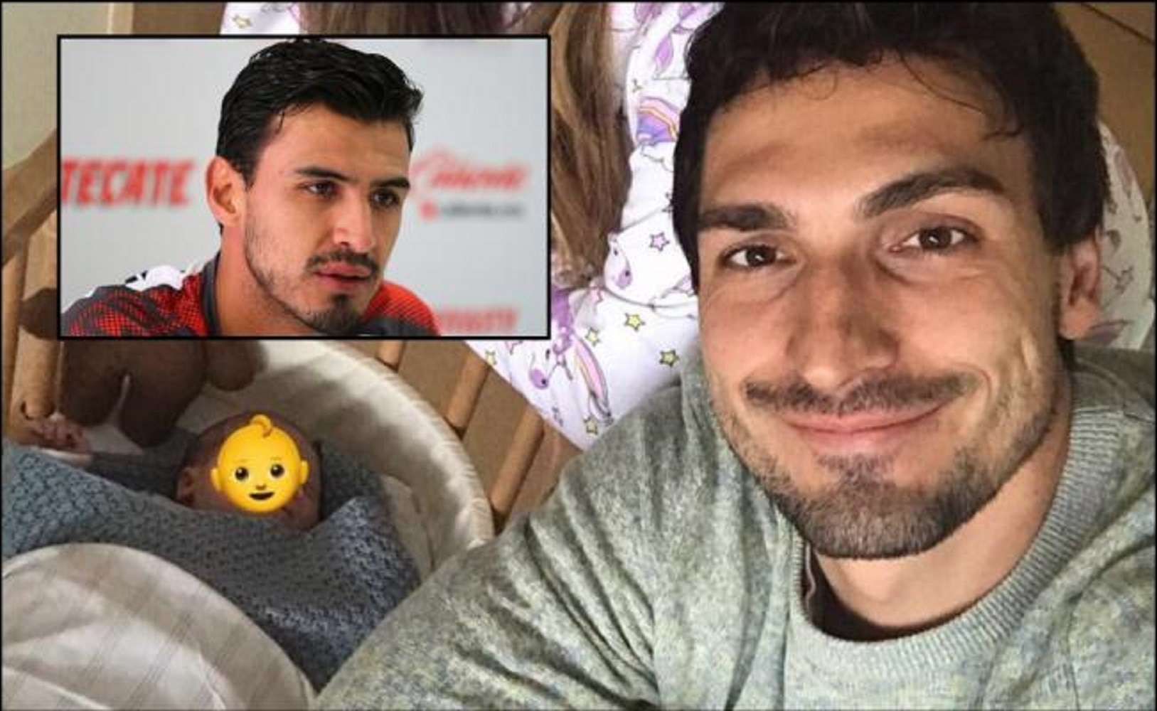 Oswaldo Alanís felicita a Hummels por el nacimiento de su hijo