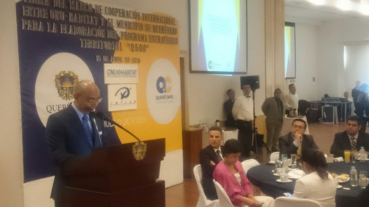 Encabeza MAV firma entre ONU-Hábitat y capital