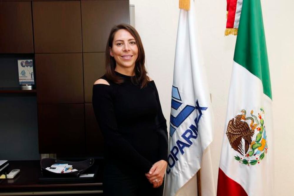 Lorena Jiménez Salcedo, presidenta de la Coparmex en Querétaro, indicó que la iniciativa de aumentar el salario es impulsada a través del programa #VaNoVa, secundado por algunos candidatos a la Presidencia. Foto: GUILLERMO GONZÁLEZ. EL UNIVERSAL