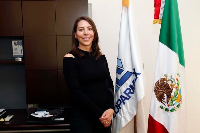 Lorena Jiménez Salcedo, presidenta de la Coparmex en Querétaro, indicó que la iniciativa de aumentar el salario es impulsada a través del programa #VaNoVa, secundado por algunos candidatos a la Presidencia. Foto: GUILLERMO GONZÁLEZ. EL UNIVERSAL