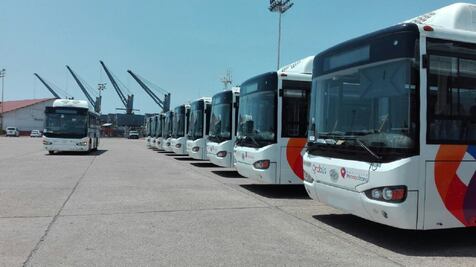 Llegan a México 52 unidades para el nuevo sistema de transporte Qrobús