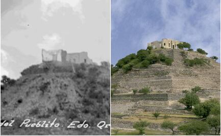 FOTO. Así se veía la pirámide de El Cerrito en Querétaro en 1925