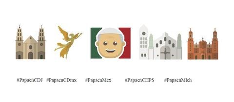 Twitter celebra con emojis la visita papal 