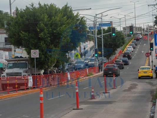 Mantienen operativo vial en Avenida Corregidora Norte