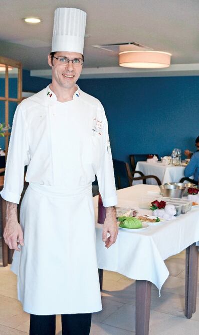 Pastel Mil Hojas de Frambuesa y Pistache. / Foto: Nancy Colín