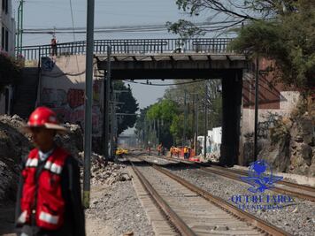 Obras del tren afectarán la movilidad en Corregidora Norte