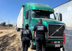Frustran intento de robo a tractocamión en la Carretera 57, en Pedro Escobedo