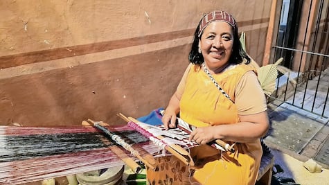 “Tejer es todo. Es lo que me hace feliz”: Anita