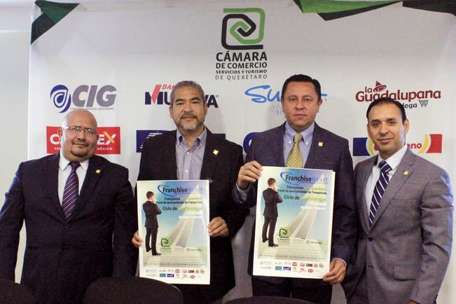 Representantes de la Canaco en el estado invitaron a un ciclo de conferencias sobre franquicias, que se realizará el 29 de junio en la Cámara de Comercio (ESPECIAL)