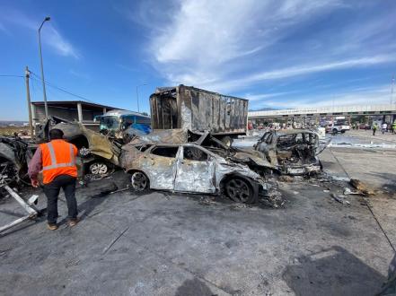 QEPD. Así fue el accidente en la carretera México-Puebla que ocasionó la muerte de 19 personas