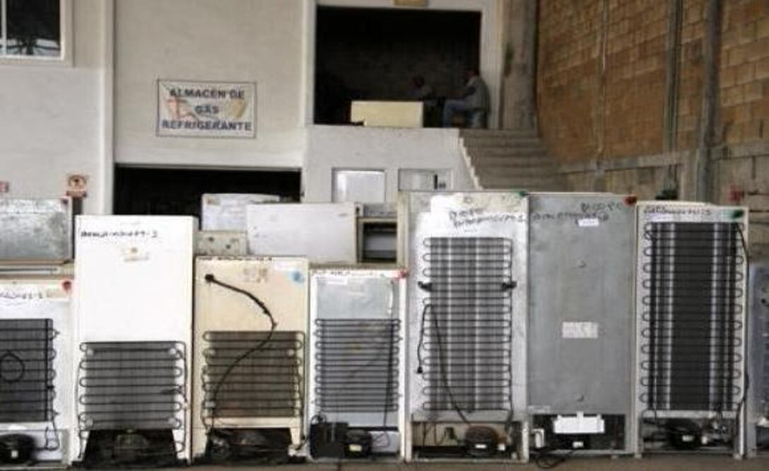 Contaminación por acopio de refrigerador