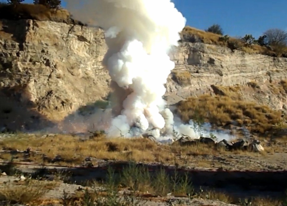 Destruyen pirotecnia decomisada