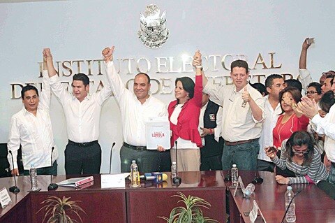 Registran a candidatos