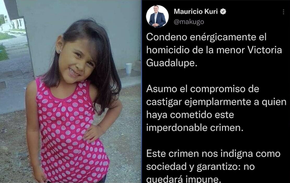 Gobernador de Querétaro se compromete a "castigar ejemplarmente" al agresor de Victoria Guadalupe