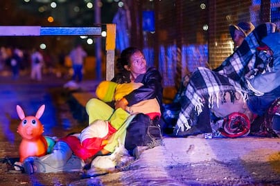 Migrantes con la mira puesta hacia los Estados Unidos