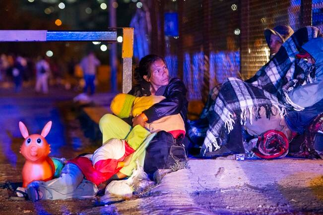 Migrantes con la mira puesta hacia los Estados Unidos