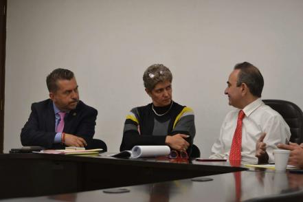Teresa García, rectora electa de la UAQ, visitó la Cámara de Diputados