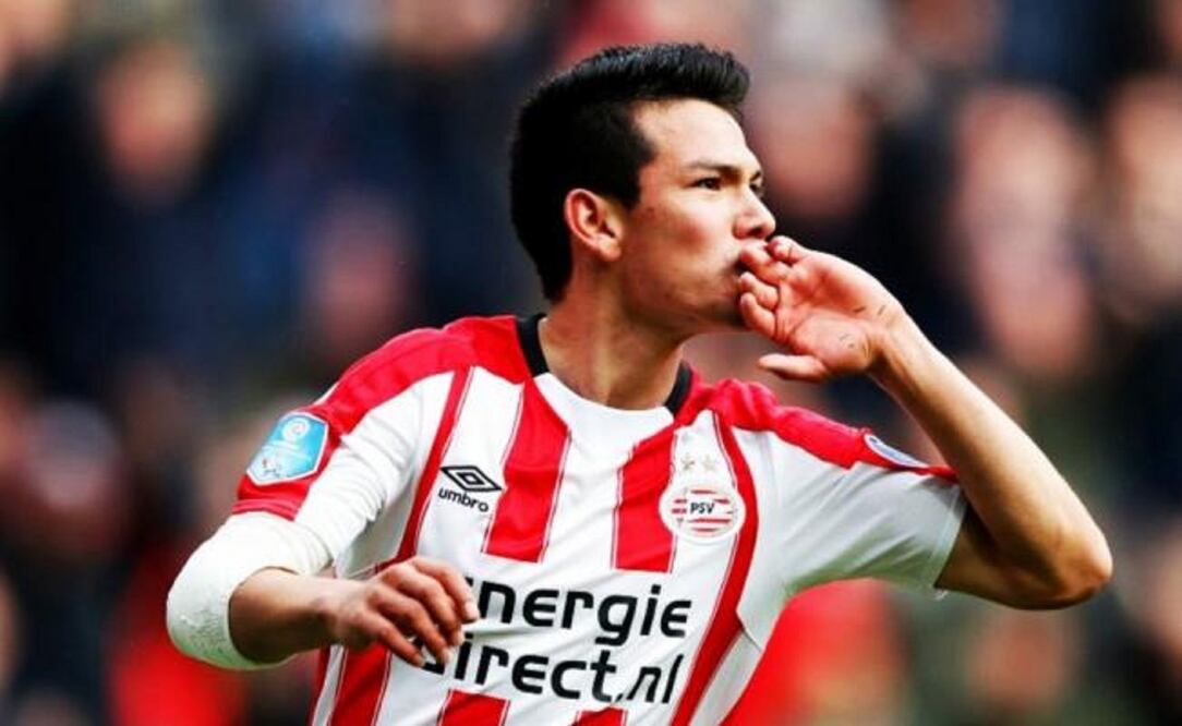 Twitter (PSV). Lozano durante el último juego del año en la Eredivisie