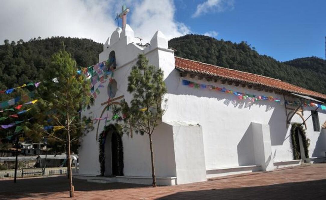El Templo de San Sebastián, Zinacantán, fue uno de los bienes restaurados. Foto: INAH