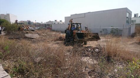 Comienza la limpieza de predios urbanos en la capital