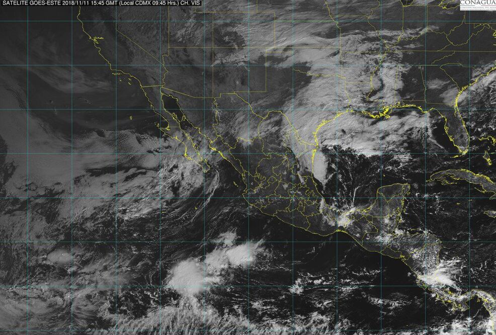 Foto tomada del Twitter de la Conagua