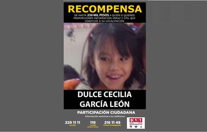 Apoyo total para buscar a Dulce