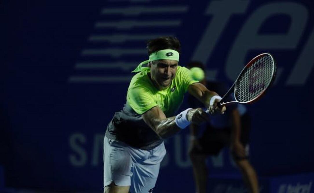 Juan Martin del Potro en el Abierto Mexicano de tenis 2018 en Acapulco Guerrero (LUIS CORTÉS. EL UNIVERSAL)