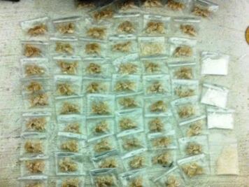 Lo detienen con dosis de cocaína y cristal 