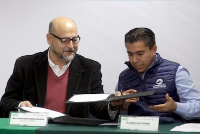 Firman convenio Corregidora y UTC