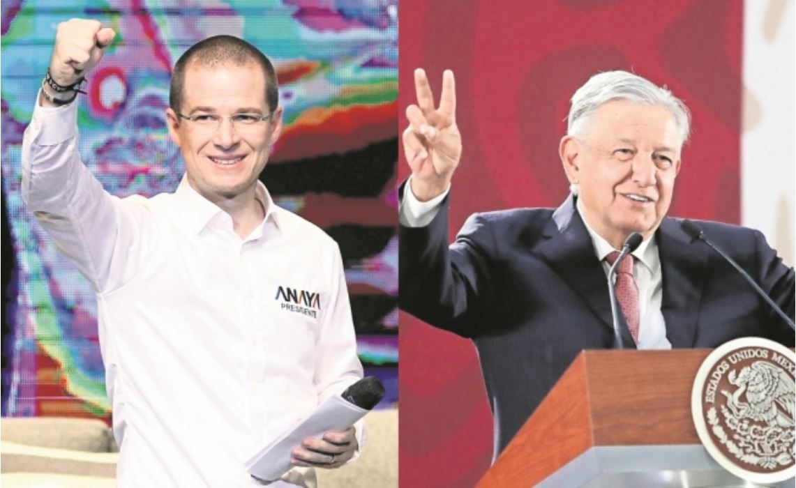 Ricardo Anaya y Andrés Manuel López Obrador. Foto: Especial