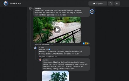 Crece nivel del río Extoraz en Peñamiller; internautas piden apoyo de las autoridades
