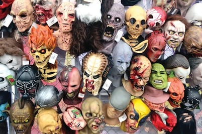Se disparan ventas de máscaras de terror