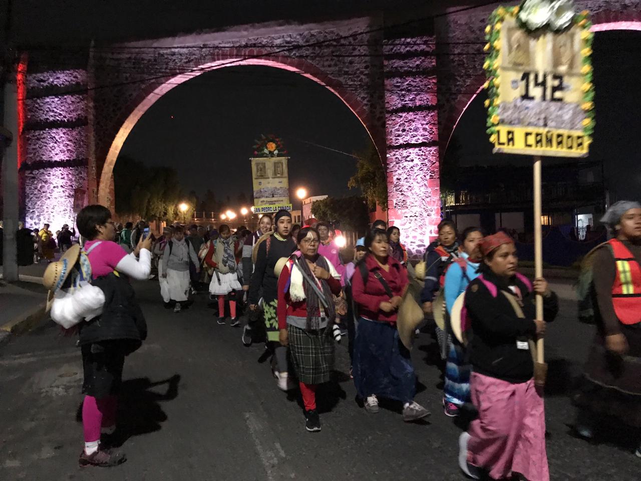 Comienza andar de mujeres peregrinas al Tepeyac