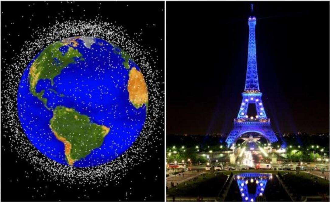 Foto: Agencia Espacial Europea (izquierda) y EFE (derecha