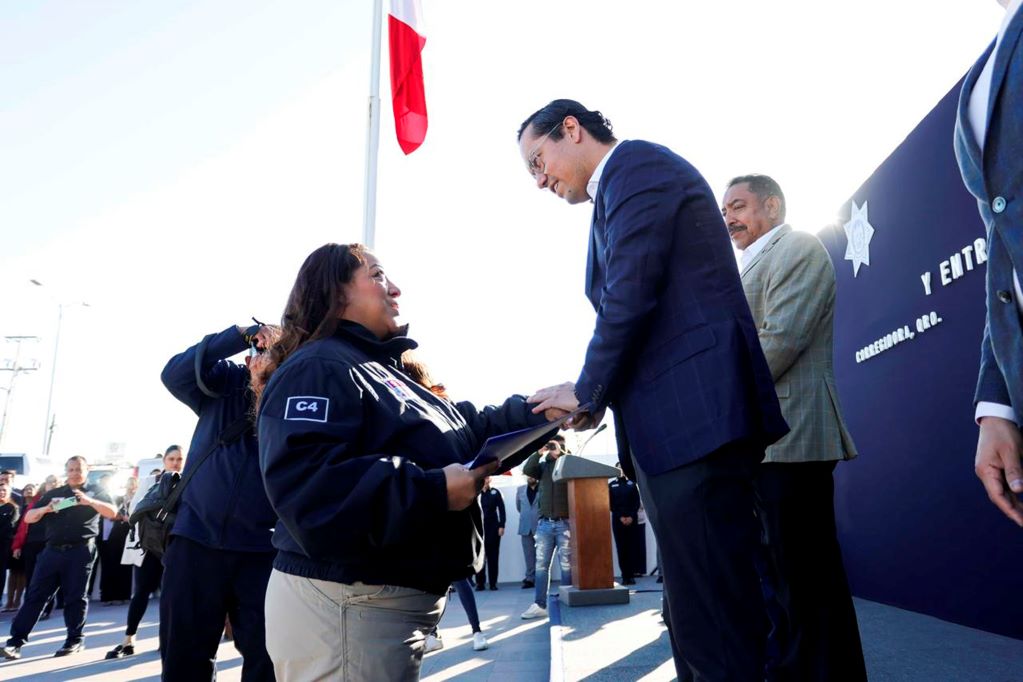 Reconocen el trabajo de policías de Corregidora