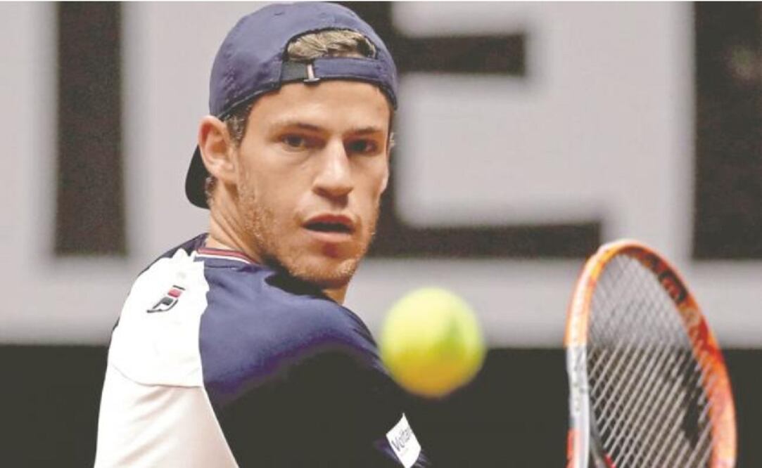 Diego entra en acción frente a su compatriota Federico Delbonis (Sedat Suna. EFE)