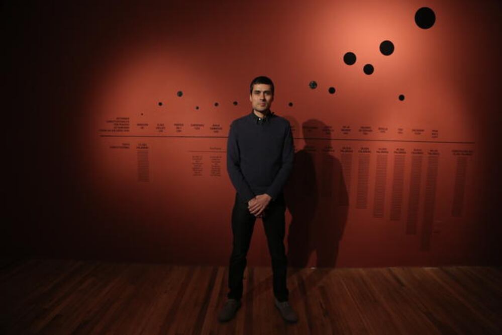 Partiendo de la idea de promulgar una nueva Carta Magna que rija al país, Zanella desarrolló sus creaciones. (FOTOS: GONZALO IBÁÑEZ. EL UNIVERSAL)