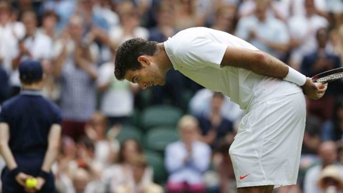 Del Potro sella su pase en Wimbledon