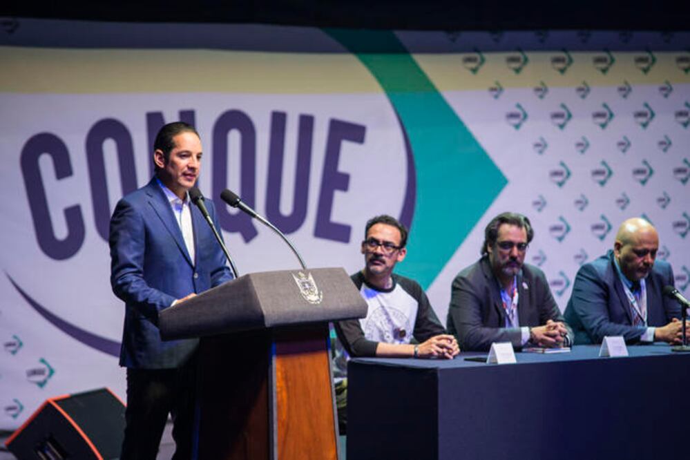 Francisco Domínguez, gobernador del estado, señaló que se trata del evento de cómic y entretenimiento más importante de México y Latinoamérica / Foto: Demian Chávez