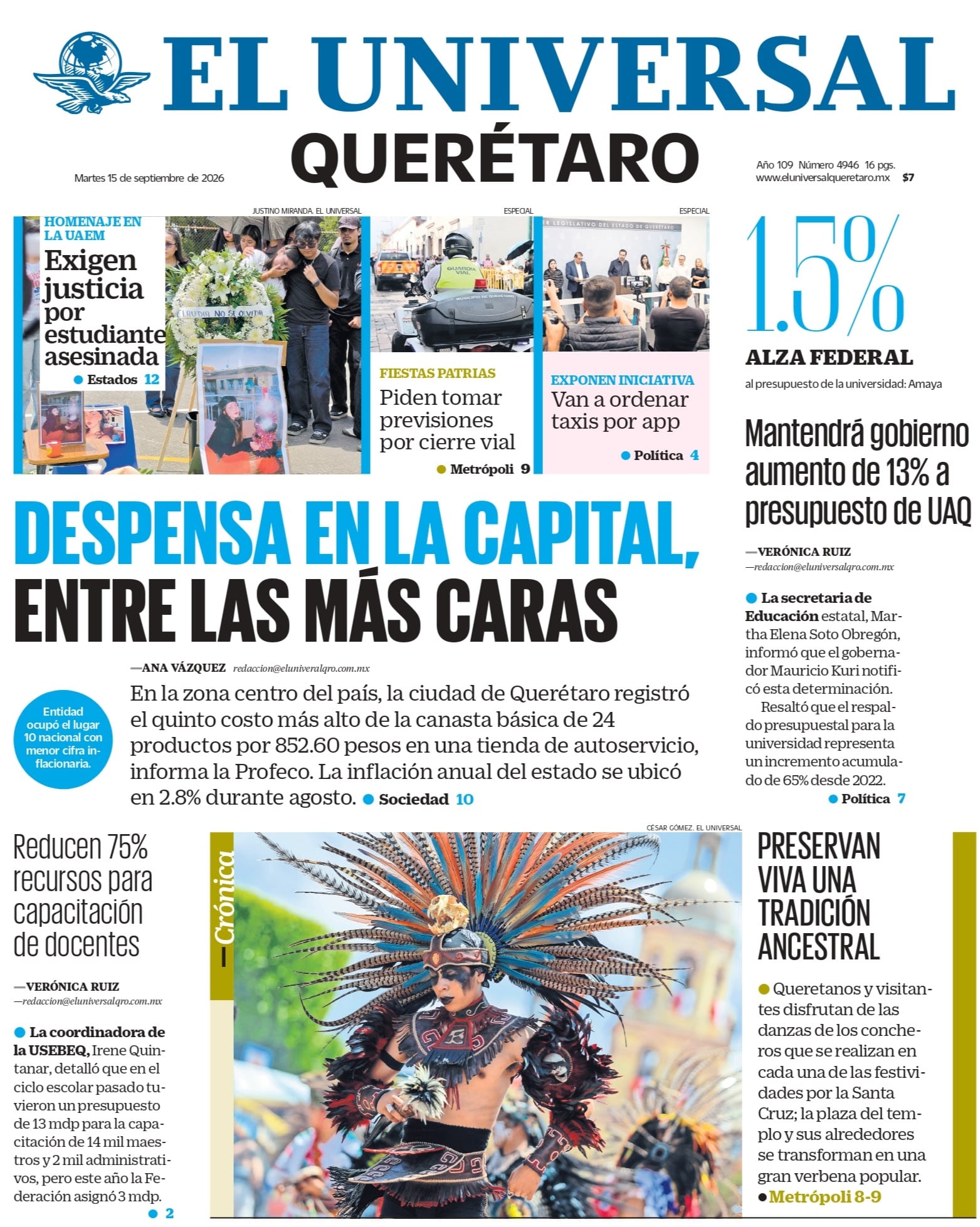 Foto. El Universal Querétaro