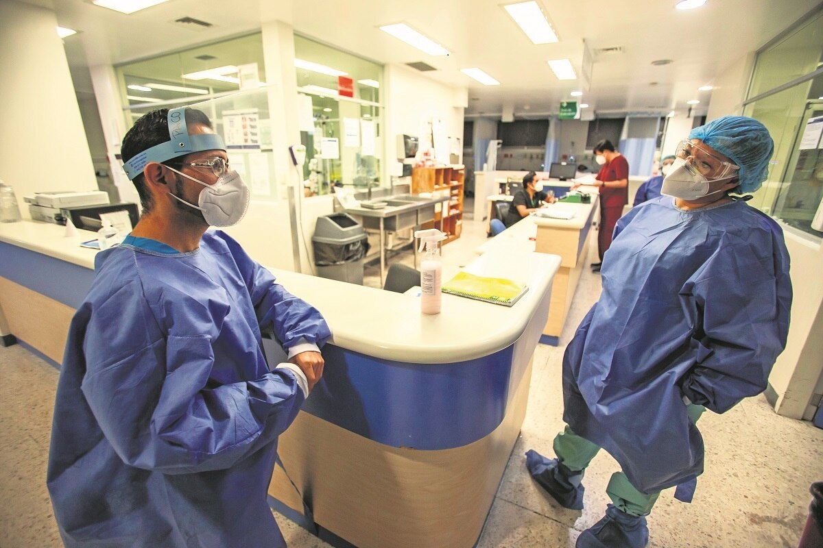 Registran 200 casos Covid en personal de salud