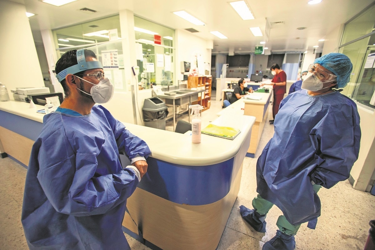 Registran 200 casos Covid en personal de salud